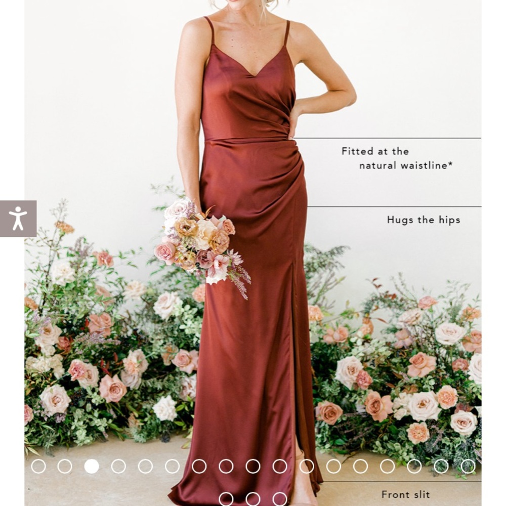Revelry Rory Champagne Gold dress worn once